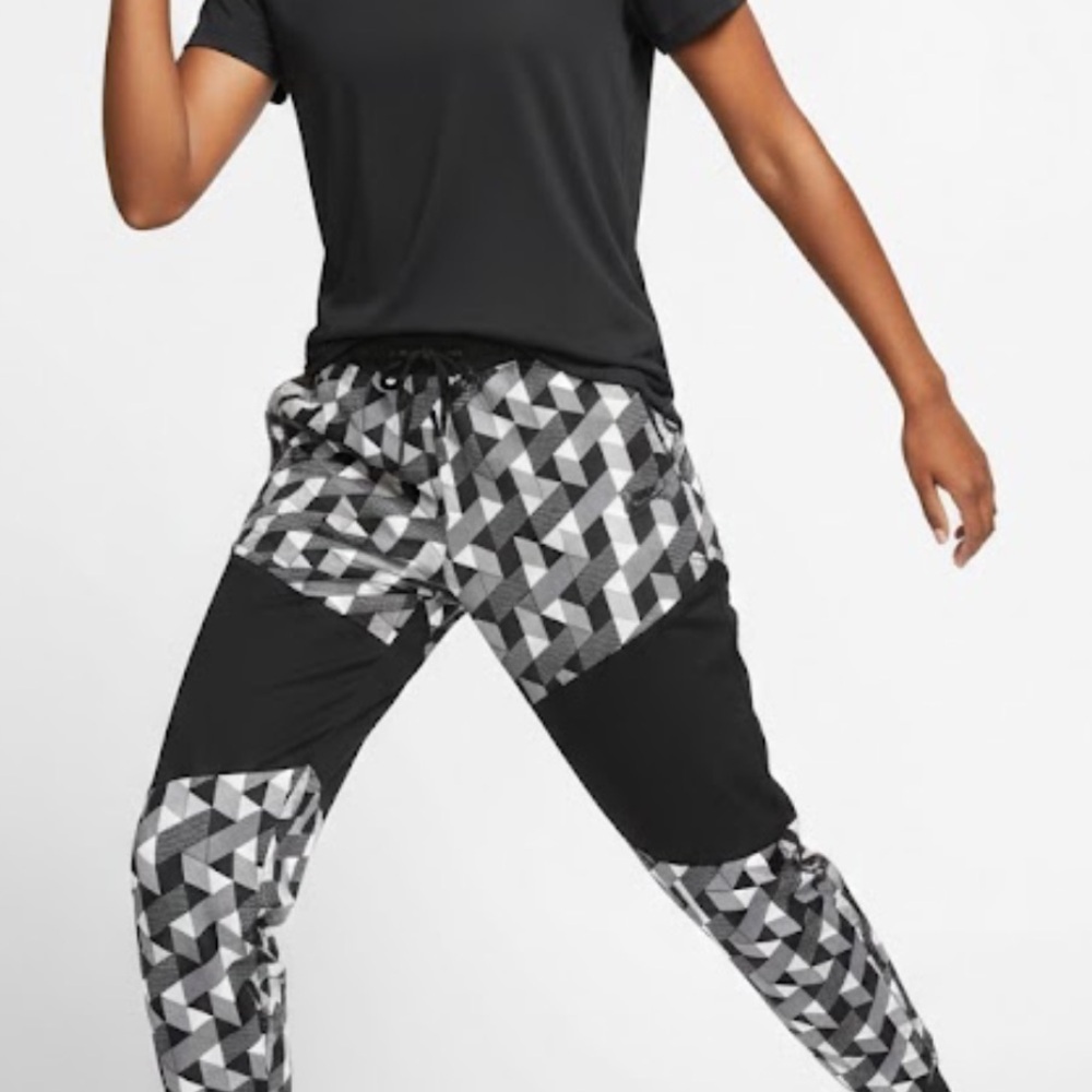 Nike Serena Design Crew Printet Pants Womens Size Large Pattern bottoms active